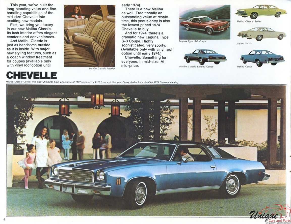 1974 Chevrolet Full-Line Brochure Page 3